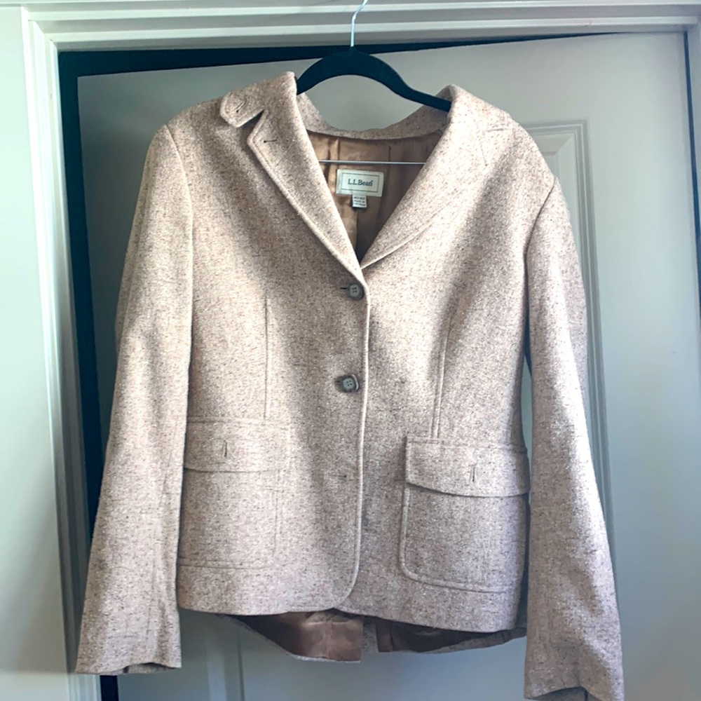 LL Bean wool/nylon blend blazer